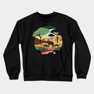 safari Crewneck Sweatshirt